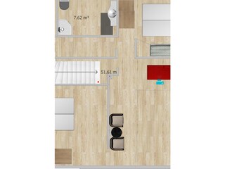 Chalet Teisnach Grondplan 14