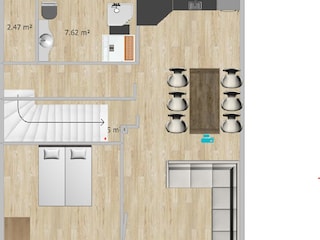 Chalet Teisnach Plano de planta 42