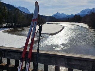 Langlauf an der Isar