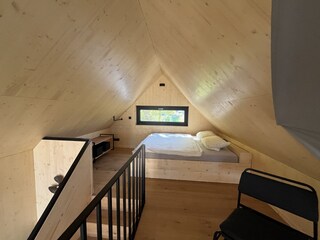 Galerie mit Doppelbett