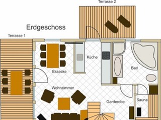 Maison de vacances Baabe Plan d'étage 28