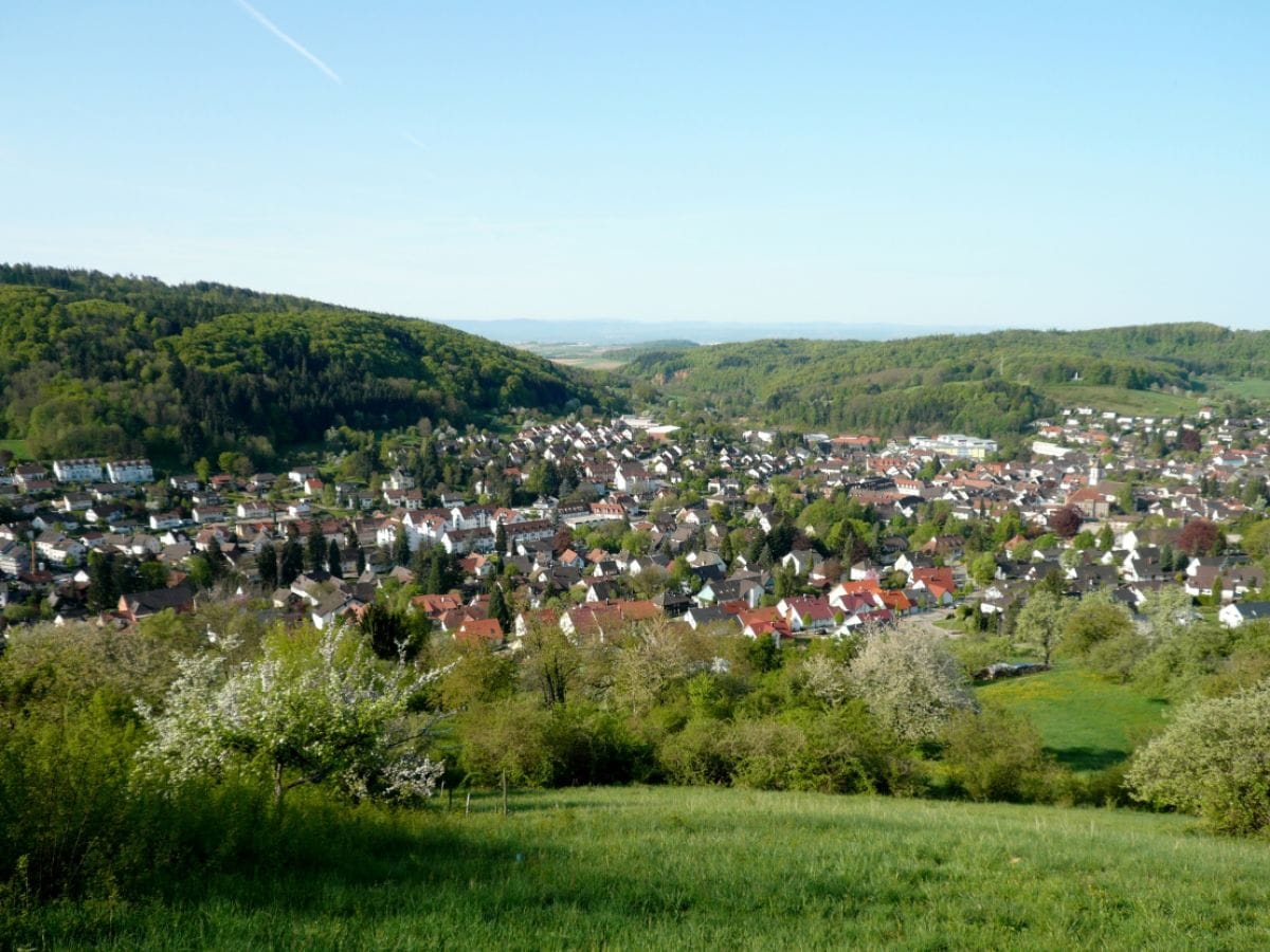 Blick über Stadt Kandern