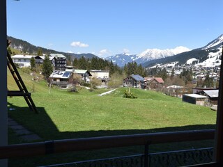 Blick aus dem Fenster