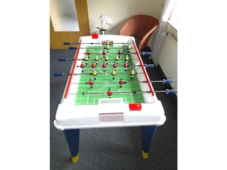 Tischfussball bei Anreise mit Kindern