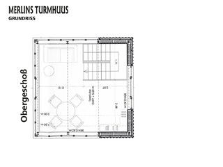 Merlins Turmhuus - Obergeschoss (Turmzimmer/Teestube)