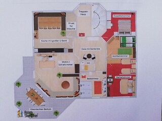 Appartamento per vacanze Schwendau Pianta del piano 33