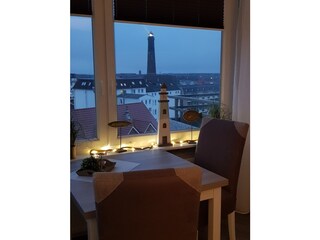 Inselblick Richtung Leuchtturm