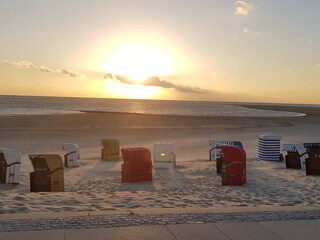 Abendstimmung Hauptbadestrand