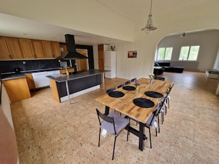 Esszimmer, Küche und Wohnzimmer als Einheit mit 75qm