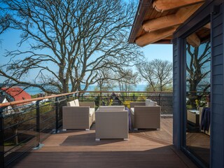 Roof terrace with panoramic view