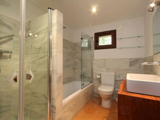 bathroom with bathing tub and shower -  ground floor