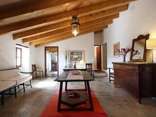 upstairs