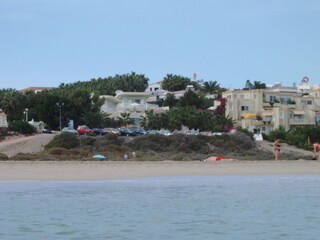Blick auf den SAndstrand der Costa Calma