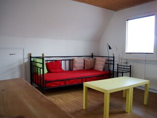 Schlafzimmer mit 2 Einzelbetten