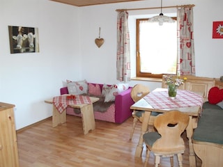 Ferienwohnung Alpspitz: Wohnzimmer