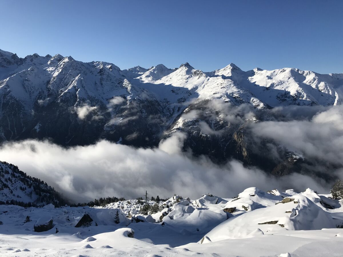 Aussichten aus Skigebiet