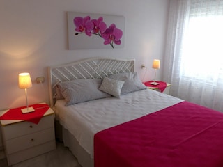 Schlafzimmer 2 mit Deckenventilator