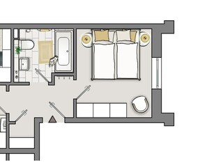 Vakantieappartement Dierhagen Grondplan 30