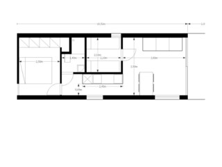 Vakantieappartement Sint Maartensvlotbrug Grondplan 21