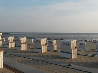 Abendstimmung am Hauptstrand