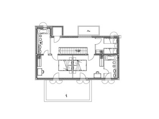 Villa Medulin Pianta del piano 39