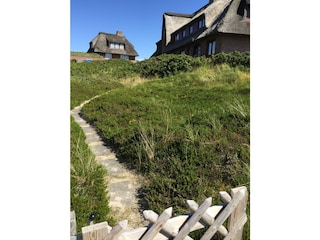 Privater Weg Richtung Strand
