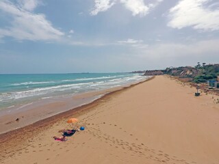 Kilometerlanger Sandstrand von Pozzallo