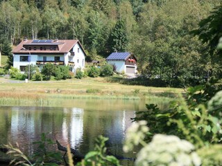 Blick zum Haus Naabtal