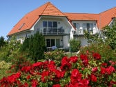 Blick auf die Ferienwohnung 9 mit Terrasse