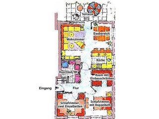 Grundriss der 3-Zimmer-Wohnung