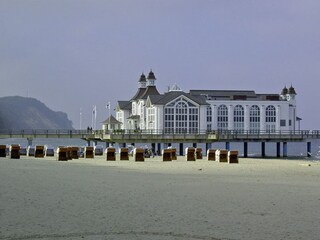Die Seebrücke und der Strand