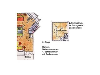 Grundriss der Wohnung 22