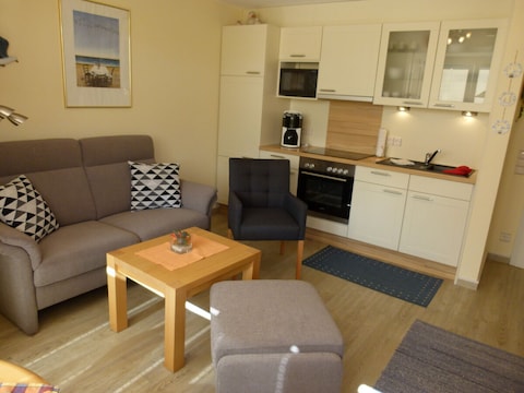 Strandnahe Ferienwohnung 12 Haus Elbstrom inkl. Strandkorb