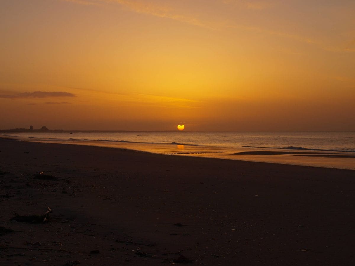 Manta Rota, Sonnenuntergang