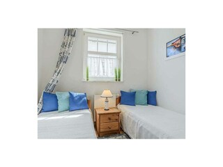 Schlafzimmer mit 2 Einzelbetten
