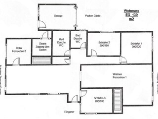 Appartamento per vacanze Borkum Pianta del piano 24