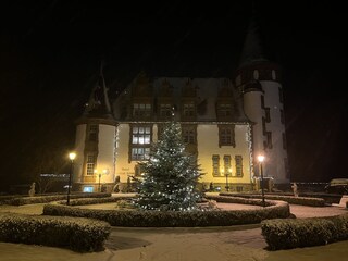 weihnachtliches Schloss Klink