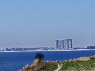 Blick auf den Südstrand aus der Ferne