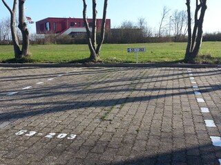 Parkplatz für die "Sunny"