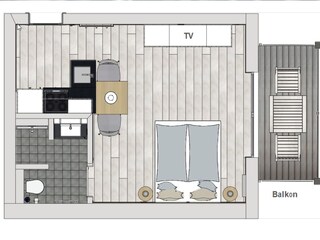 Apartamento Norderney Plano de planta 20