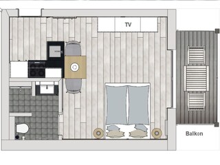 Appartamento Norderney Pianta del piano 20