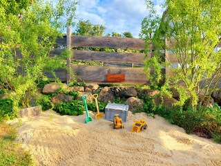 naturnaher Sandkasten