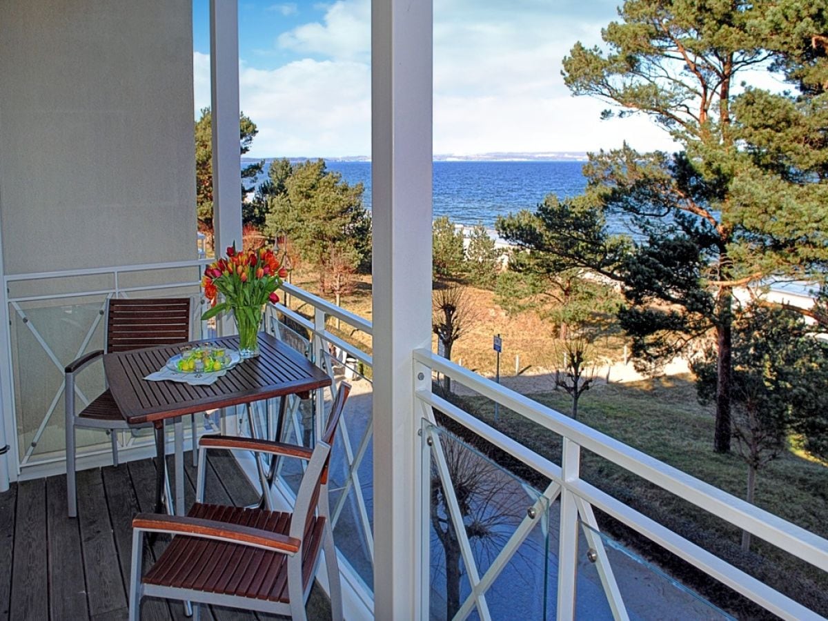 Balkon mit wunderschönem Ostseeblick