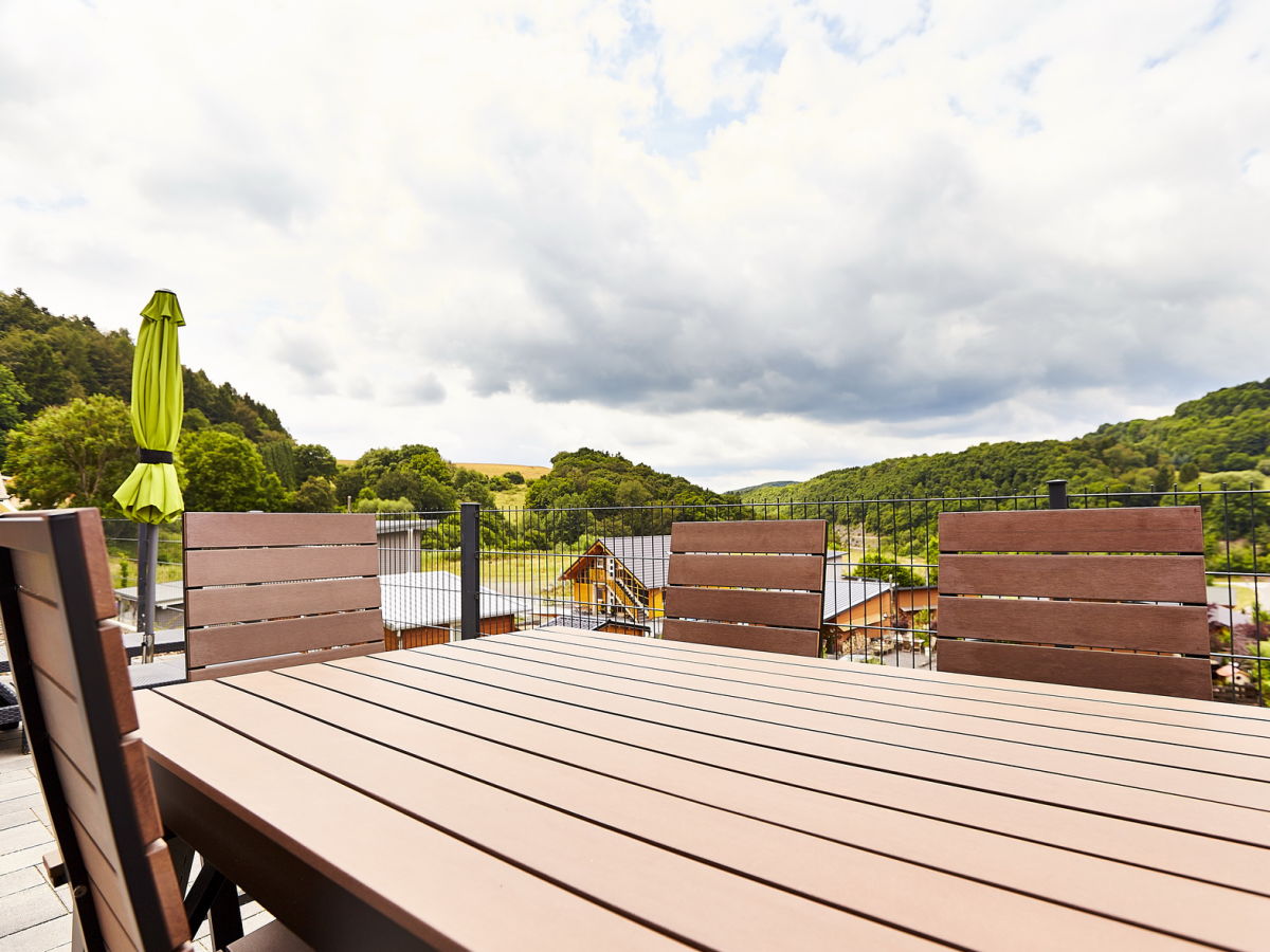 Ferienhaus - Schönblick - Blick von der Terrasse -