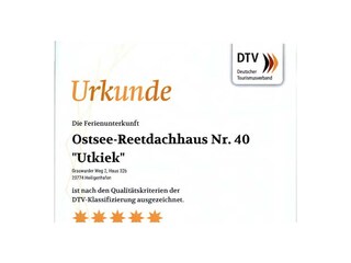 Haus UTKIEK - mit 5 Sternen ausgezeichnet