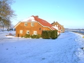 Ferienhaus im Winter