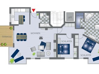 Vakantieappartement Großenbrode Grondplan 32