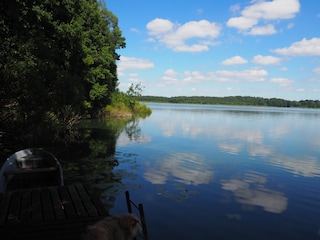 Blick vom Steg