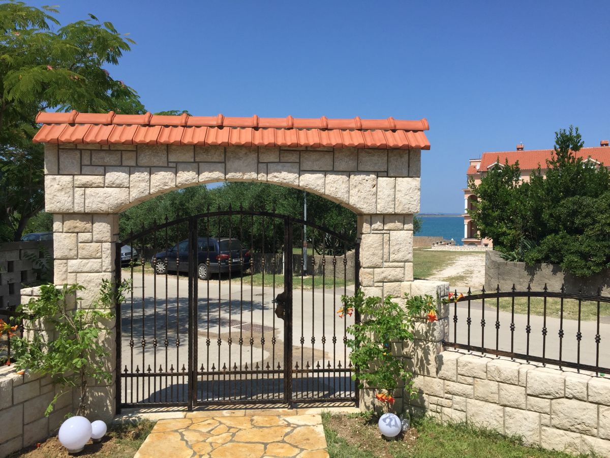 Gate with sea view