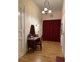 hallway in an old building with a nostalgic charm